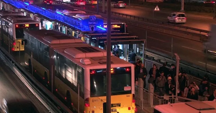 Polisten kaçan şahıs, metrobüs yolunda izini kaybettirdi