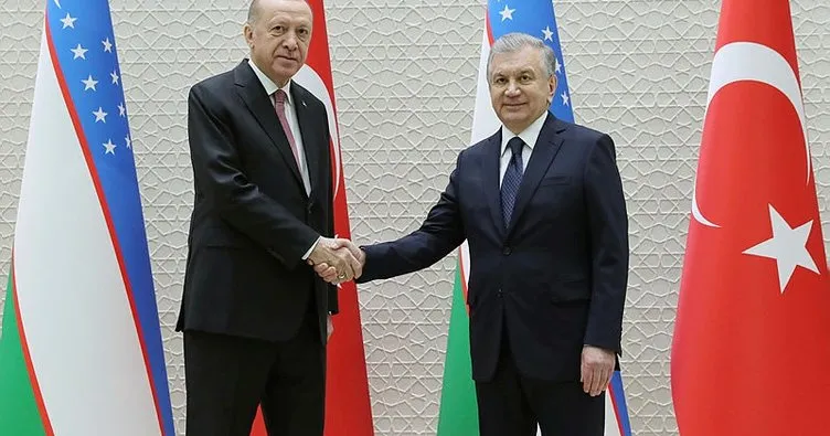 Son dakika: Başkan Erdoğan ve Mirziyoyev ortak basın toplantısında konuştu! Ticaret hacminde hedef 10 milyar dolar