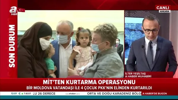 Son dakika: MİT'ten nefes kesen operasyon! Teröristlerin elindeki Moldovalı kadın ve 4 çocuğu kurtarıldı | video