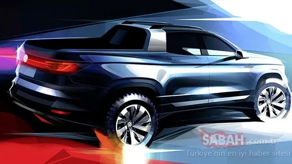 Volkswagen yeni pick-up modelinin ilk görselini yayınladı