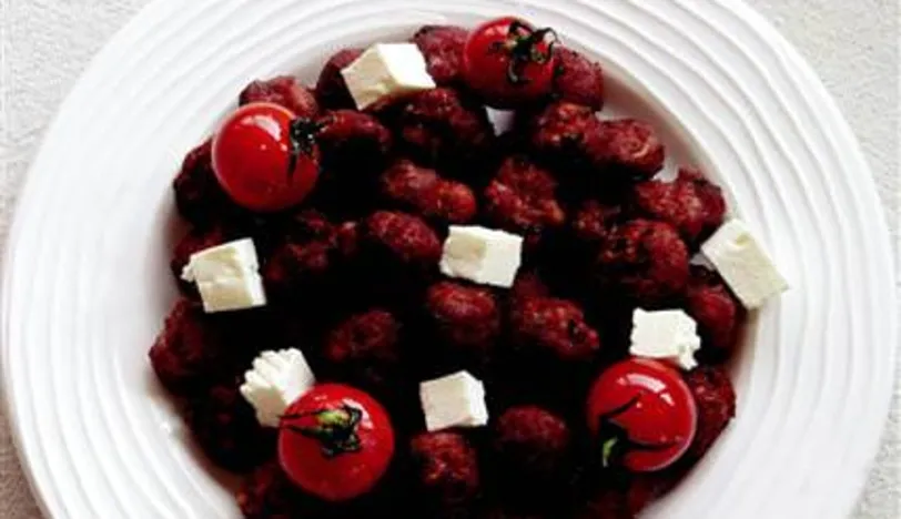 Domatesli Mini Köfteler