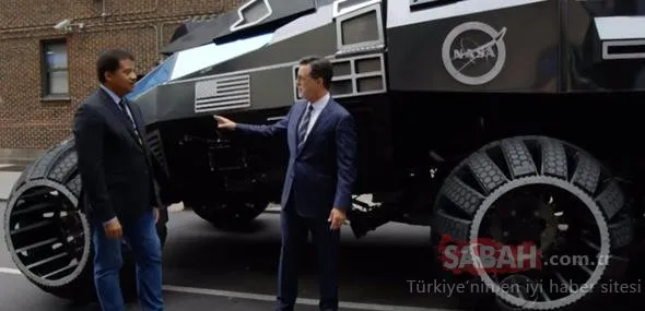 NASA'nın dev canavarı sokaklara indi