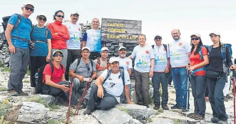 15 Temmuz zirve tırmanışı Kaz Dağları’nda gerçekleşti