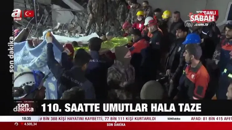 100’uncu saatte umutlar hala taze | Video