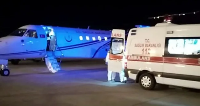 61 Yasindaki Hasta Ucak Ambulans Ile Istanbul A Sevk Edildi Son Dakika Haberler