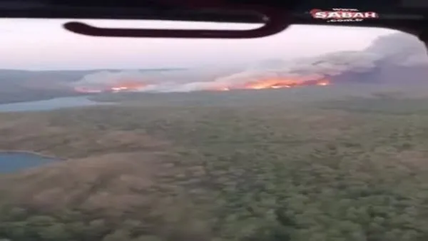 Son dakika: Muğla'nın Marmaris ilçesinde orman yangını! | Video