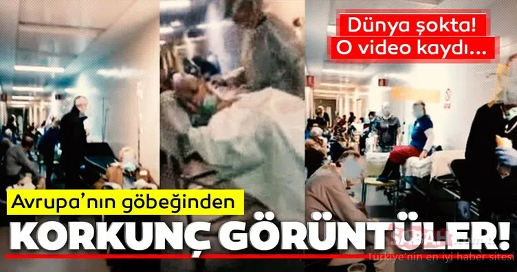 Dünya hastane koridorlarından gelen son dakika görüntülerini konuşuyor: Corona virüsü nedeniyle…