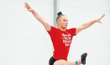 Milli cimnastikçi yarışmayı özledi