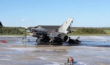 Belçika’da F-16 uçağı patladı