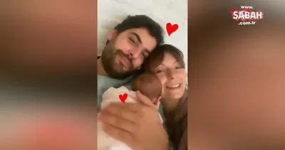 Oyuncu Özge Özder’den bebeği ve eşiyle yeni paylaşım | Video