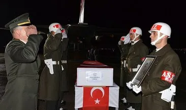 Şehit Eşkioğlu’nun cenazesi memleketi Erzurum’a getirildi