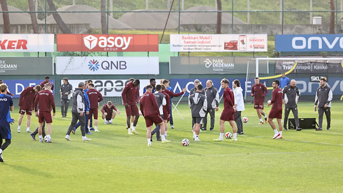 Trabzonspor, Konyaspor maçı hazırlıklarına 11 eksikle başladı!