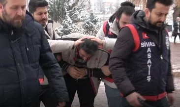 Anne ve ikiz kardeşini öldüren şüpheli adliyede #sivas