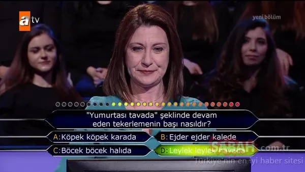 Bu soru herkesi şaşırttı! Kim Milyoner Olmak İster 827. bölüm soru ve cevapları