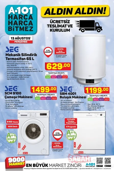 A101 aktüel ürünler kataloğu yayınlandı! Yeni A101 aktüel ürünler listesi