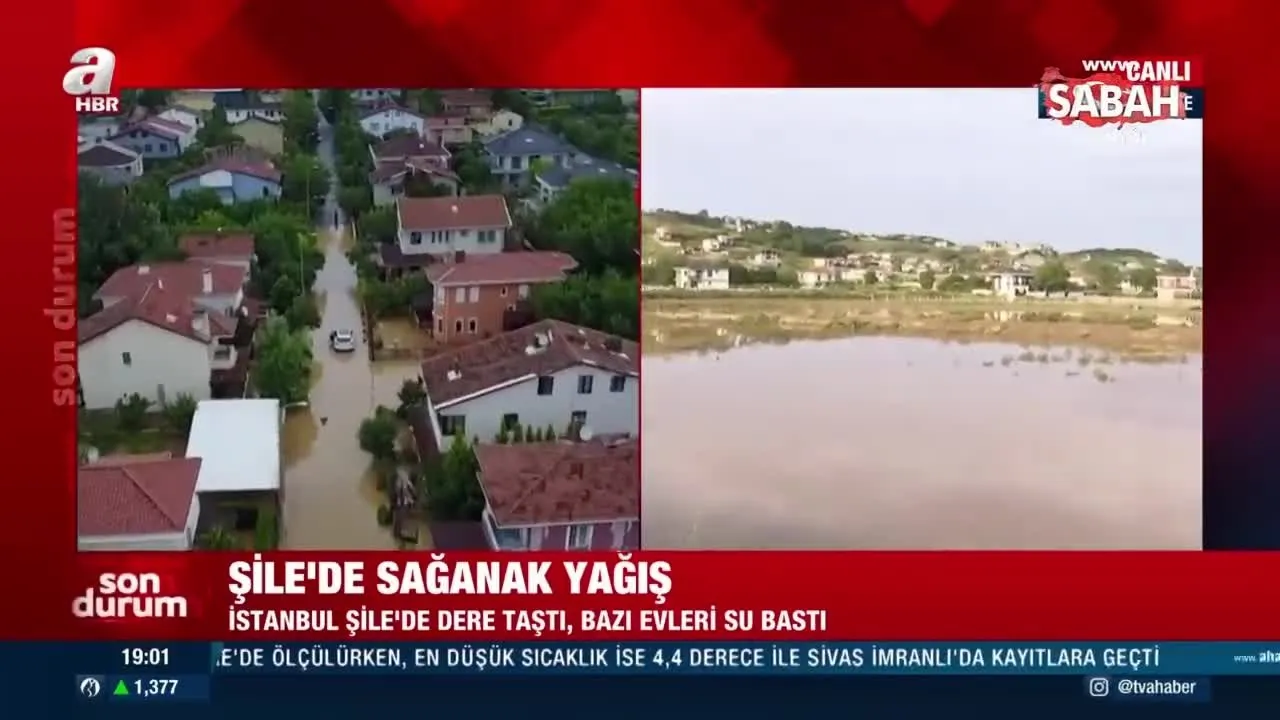 sile de saganak yagis hayati felc etti video videosunu izle son dakika haberleri