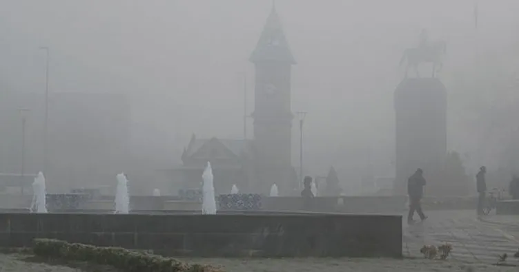 Kayseri’de yoğun sis etkili oldu