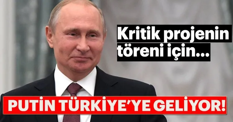 Putin 19 Kasım’da İstanbul’a gelecek