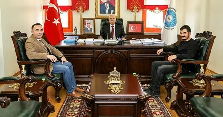 İHA’dan Rektör Kar ve Belediye Başkanı Özkan’a ziyaret