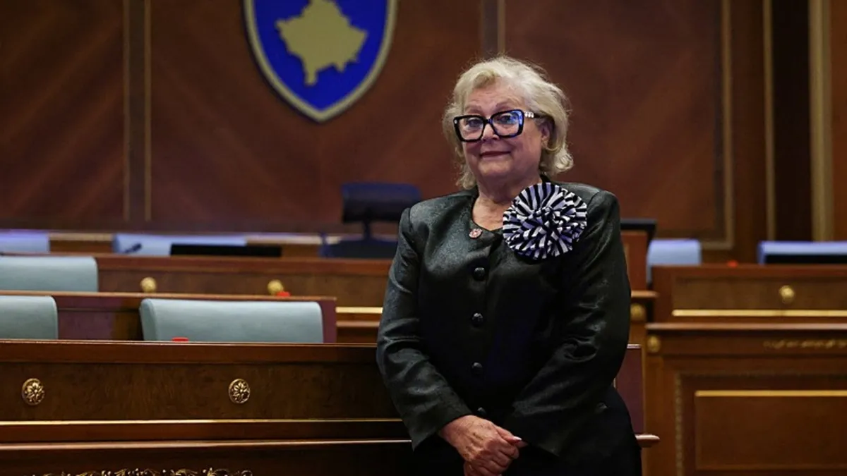 Kosova'nın yeni Cumhurbaşkanı Justina Shiroka Pula oldu