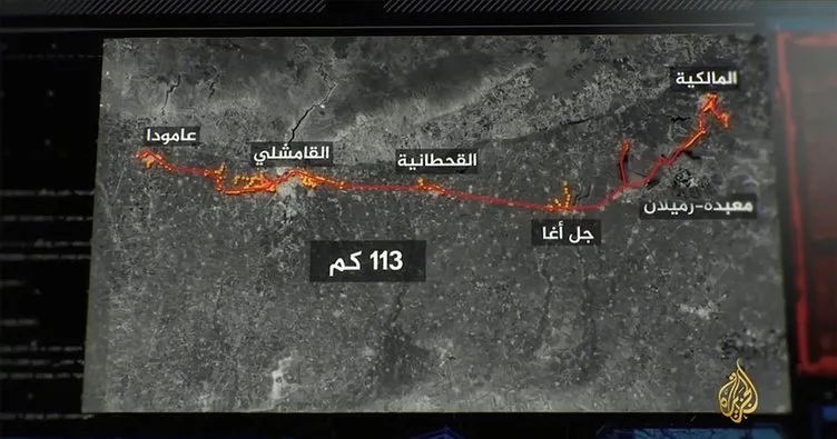 PKK'dan Haseke'de 113 KM'lik tünel! Türkiye sınırına paralel, 1500 çıkışı var...