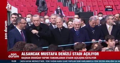 Başkan Erdoğan Alsancak Mustafa Denizli Stadı’nın açılış törenine katıldı