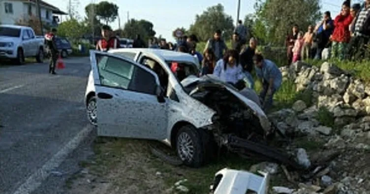 Milas’ta TIR ile otomobil çarpıştı; 2 ölü, 1 yaralı