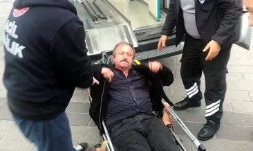 Taksim Metrosu’nda raylara düşen sarhoş seferleri durdurdu