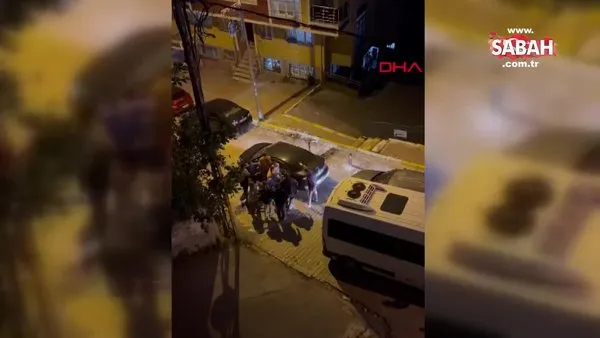 Eyüpsultan'da servisten inen 7 kişi, tartıştıkları sürücüye saldırdı | Video