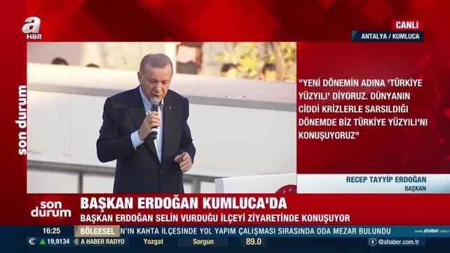 Başkan Erdoğan, Putin ile arasındaki Kumluca diyaloğunu anlattı: 