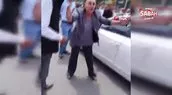 Kazaya karışan kadın çevredekilere hakaret edip ’trafik dersi’ verdi