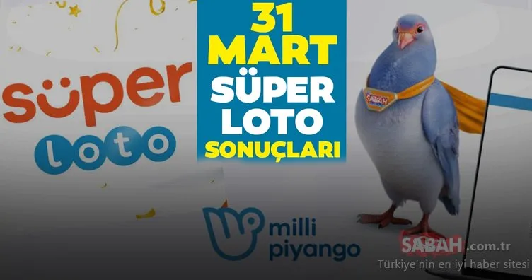 Süper Loto sonuçları AÇIKLANDI! Milli Piyango İdaresi MPİ ile 31 Mart Süper Loto çekiliş sonuçları - MPİ bilet sorgulama