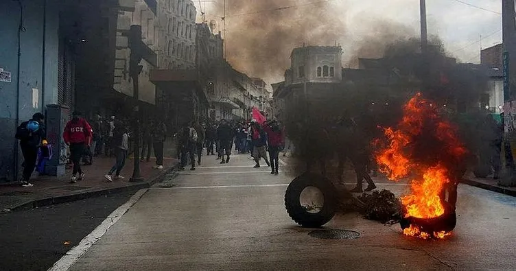 Ekvador’da IMF protestosu! Göstericiler sokaklara döküldü
