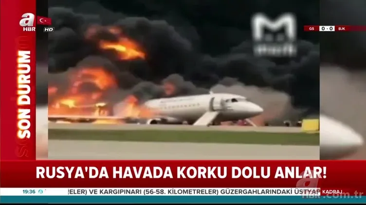 Rusya'da uçakta facia