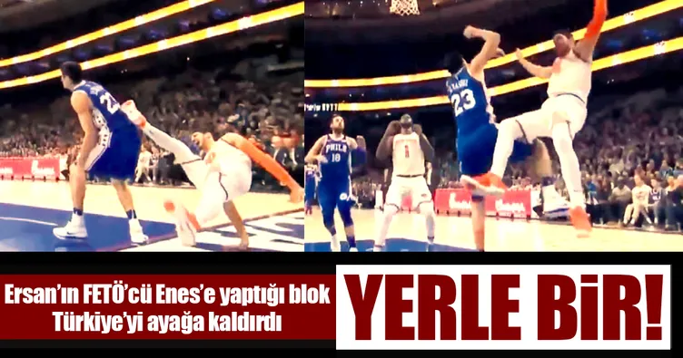 Ersan İlyasova FETÖ’cü Enes’i yerle bir etti!