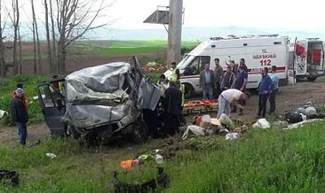 Amasya’da kamyonet takla attı: 1 ölü, 3 yaralı