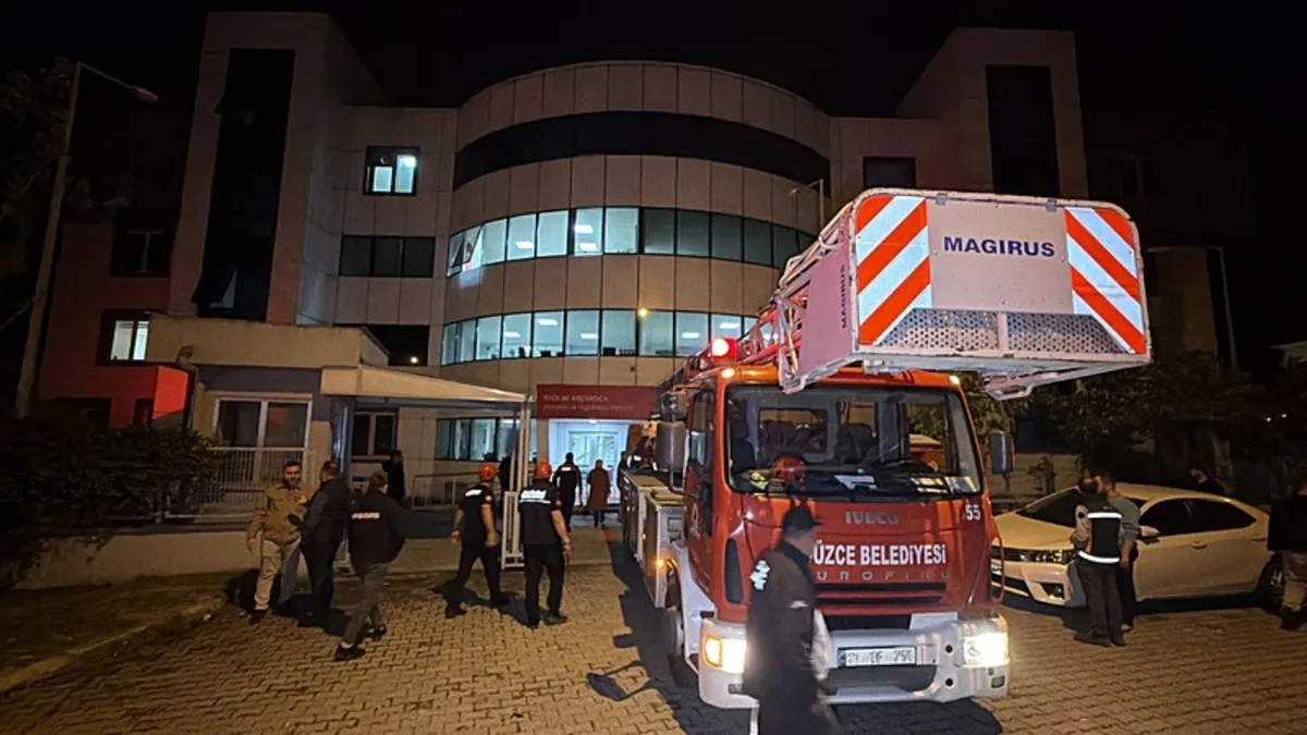 Düzce’de huzurevinde yangın – Yaşam Haberleri