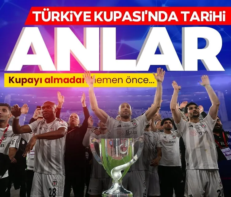 Türkiye Kupası’nda tarihi anlar! Kupayı almadan hemen önce…