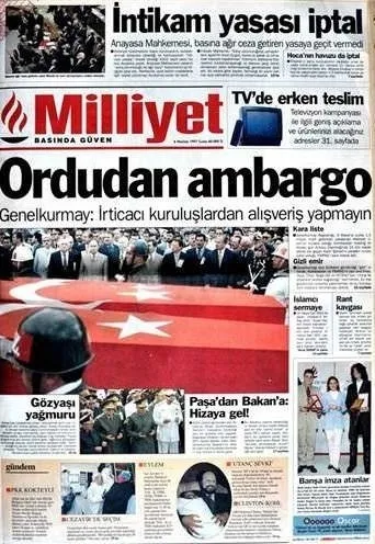 28 Şubat böyle gerçekleşti! İşte 'Postmodern darbe'nin utanç manşetleri...