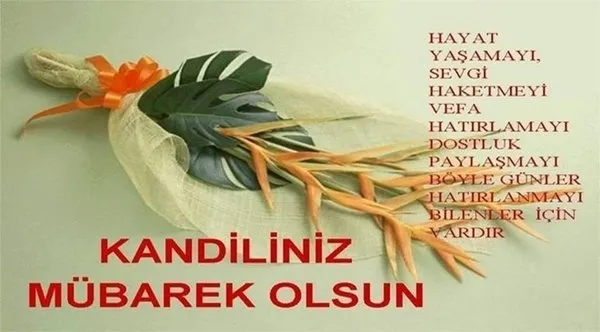 Regaip Kandili kutlama mesajları 2018 ile sevdiklerinizi unutmayın! – İşte Regaip Kandil mesajları