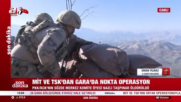 Son dakika: Gara'da MİT ve TSK operasyonu! Kırmızı kategorideki PKK'lı Nazlı Taşpınar etkisiz