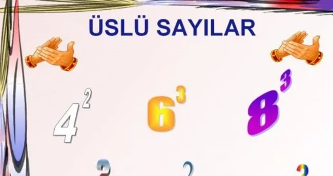 Üslü sayılar nedir?