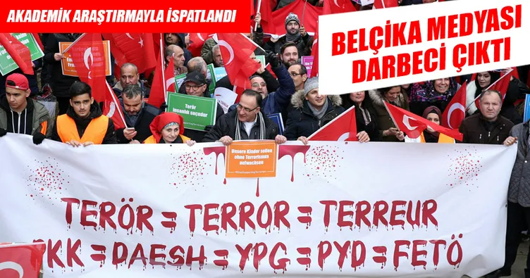 Belçika medyası darbeci çıktı