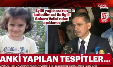 Son dakika: Eylül Yağlıkara olayıyla ilgili Ankara Valisi Ercan Topaca açıklama yaptı