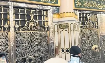 Medine’de Hz. Muhammed’in kabrini ziyaret