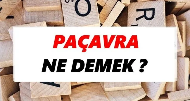 Paçavra Ne Demek? TDK’ya Göre Paçavra Sözlük Anlamı Nedir?
