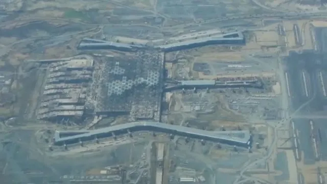 3. havalimanının son hali havadan görüntülendi