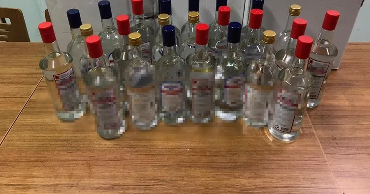 Tuzla’da tekel bayisinde 811 litre etil alkol ele geçirildi