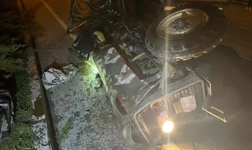 Çanakkale’de feci gece! Traktör TIR’la çarpıştı: Çift hayatını kaybetti