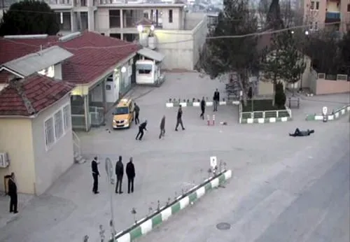 Mahkumun kaçırılış anı saniye saniye kamerada